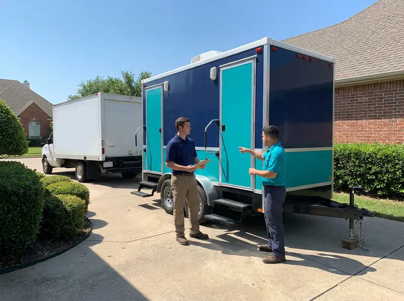 Luxury Restroom Trailers in Dallas, TX
